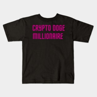 Crypto-Doge Millionaire | Slumdog Millionaire Kids T-Shirt